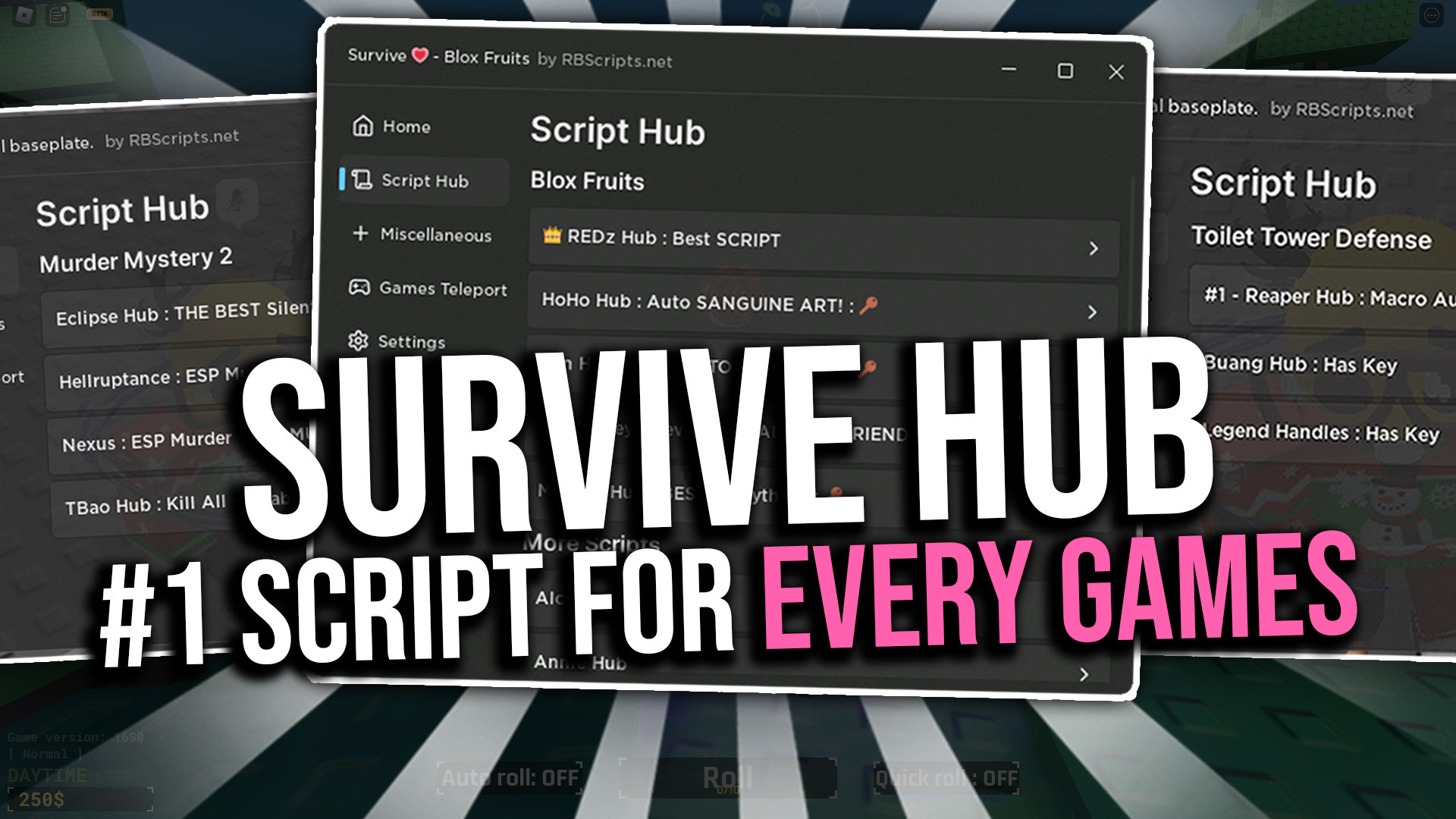 NEW – Script for Every games – Survive Hub!