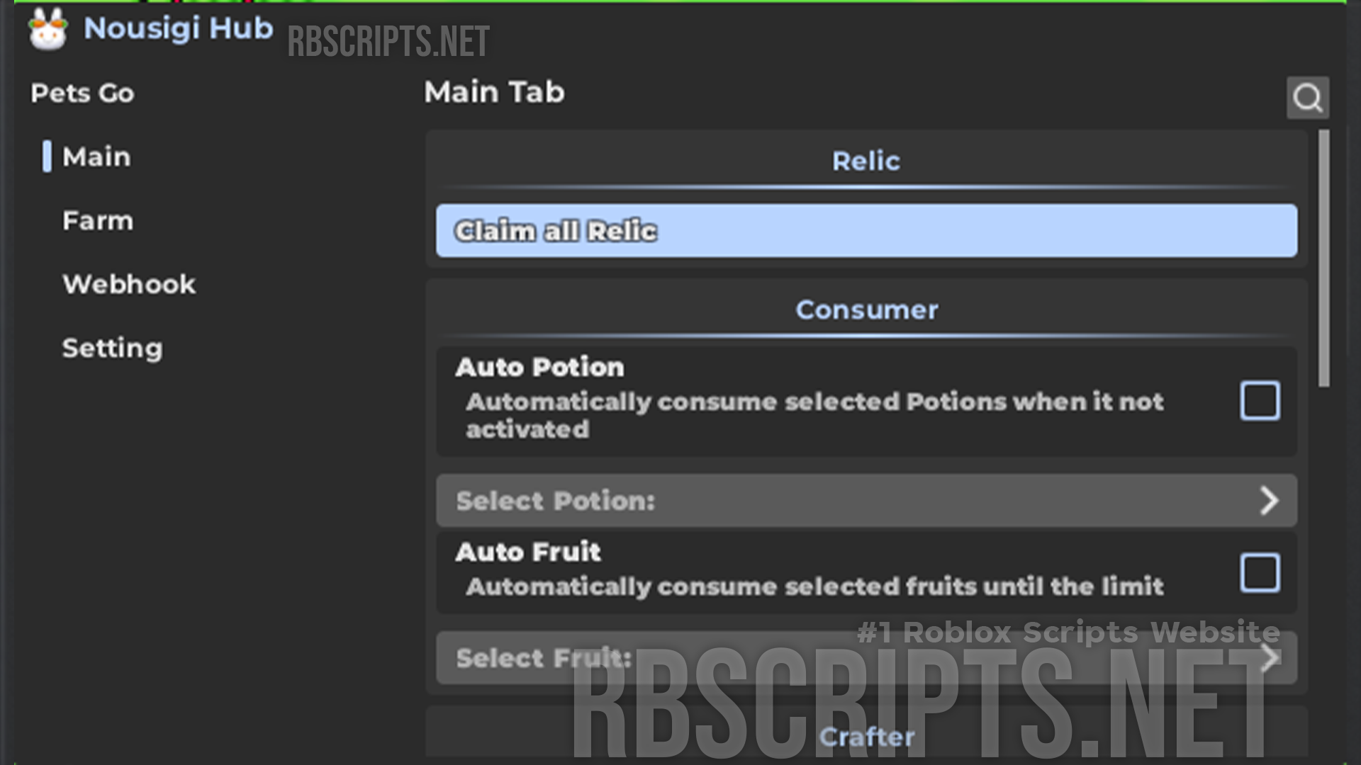 NOUSIGI HUB – PETS GO RNG Script HACK PETS DUPE Auto FARM OP!